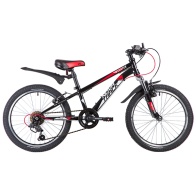 Велосипед NOVATRACK 20" POINTER, белый, сталь, 6-скор, Microshift TS50-6/Shimano, V #117036