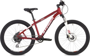 Велосипед STINGER 24" BOXXER PRO 2022 красный, алюминий, размер 14"