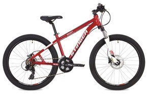 Велосипед Stinger 24" Boxxer Pro 14"; красный