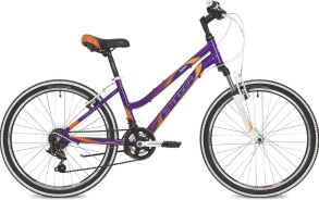 Велосипед Stinger 24" Laguna 12"; фиолетовый