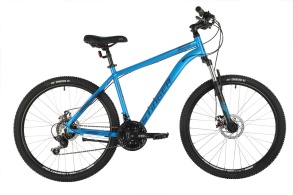 Мужской велосипед STINGER 26" ELEMENT EVO синий, алюминий, размер 14"#146747