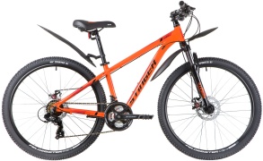 Велосипед Stinger 26" ELEMENT EVO 18", оранжевый, TZ500/TY300/TS-38-7