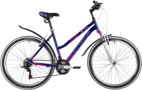 Велосипед STINGER 2021 LATINA фиолетовый MICROSHIFT