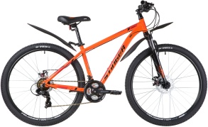 Велосипед Stinger 27.5" ELEMENT EVO 16", оранжевый, TZ500/TY300/TS-38-7 140011