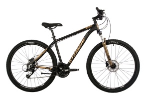 Велосипед STINGER 27.5" ELEMENT PRO золотистый, алюминий