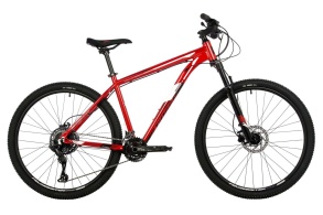 Велосипед STINGER 27.5" GRAPHITE COMP красный, алюминий