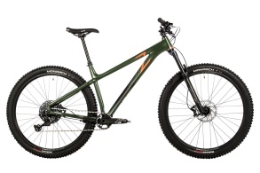 Велосипед STINGER 27.5" ZETA STD зеленый, алюминий