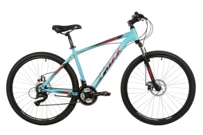 Велосипед FOXX 27.5" AZTEC D синий, сталь, размер 20"