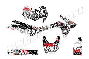 Наклейки BSE Z10L L Graffiti White BSE Z10L