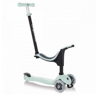 Детский трехколесный самокат-трансформер Globber GO UP SPORTY LIGHTS мятный