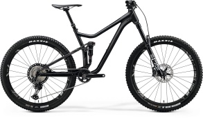 Велосипед Merida One-Forty 900 27.5" MattBlack/GlossyCandyGreen (2020)