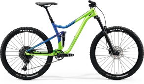 Велосипед Merida One-Forty 400 27.5" LightGreen/GlossyBlue (2020)