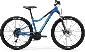 Велосипед Merida 2020 Matts 7.100 27.5" MattMediumBlue/Silver-Blue/Blak