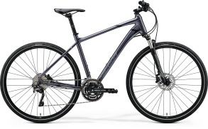 Велосипед Merida 2020 Crossway 500 700C GlossyAnthracite/Black/Silver