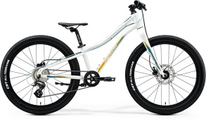 Велосипед Merida 2020 Matts J24+ К:24" One Size GlossyWhite/Teal/Gold (6110842921)