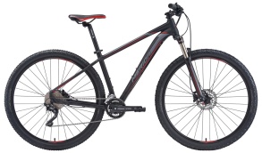 Велосипед Merida 2020 Big.Nine 80-D 29" MattBlack/Red/Silver