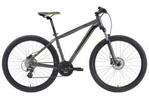Велосипед Merida 2020 Big.Seven 15-D 27.5" SilkAnthracite/Green/Black