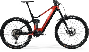 Велосипед Merida 2021 eOne-Sixty 9000 Р:M(44cm) GlossyRed/MattBlack