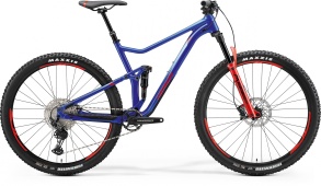 Велосипед Merida (2021) One-Twenty 9.600 DarkBlue/Red/Silver-Blue
