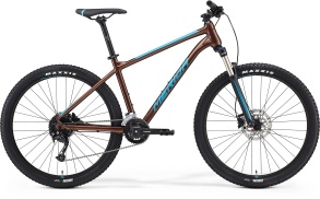 Велосипед Merida 2021 Big.Seven 100-3x 27.5" M(17") Bronze/Blue