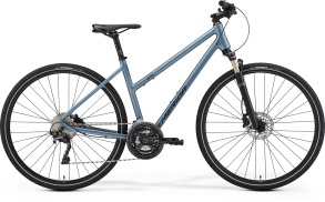 Велосипед Merida Crossway XT Edition Lady MattSteelBlue/DarkBlue