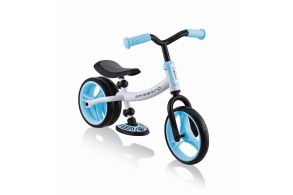 Беговел Globber GO BIKE DUO бело-голубой