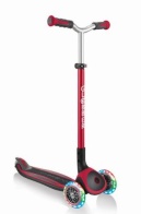 Детский трехколесный самокат Globber MASTER LIGHTS красный
