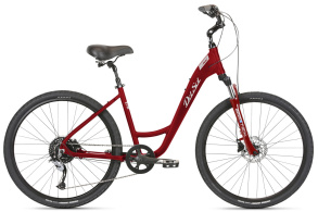 Женский велосипед HARO DEL SOL Lxi Flow 3 - ST 15" бордовый