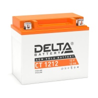 АКБ DELTA CT 1212 12V/12Ah YTX12-BS, YTX14-BS SYM