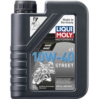 Моторное масло для 4-т. мототехники LiquiMoly Motorbike 4T Street 10W-40 SN MA2 1л