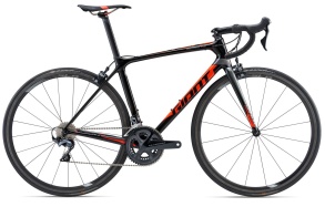 Велосипед Giant TCR Advanced Pro 1, размер: L, цвет: карбон/ярко-красный/угольный