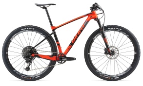 Велосипед Giant XTC Advanced 29er 1, 29" размер: L, цвет: матт. ярко-красный/глянц. карбон /черный