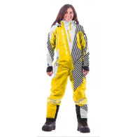 Зимний комбинезон Dragon Fly SKI premium WOMAN WHITE&YELLOW