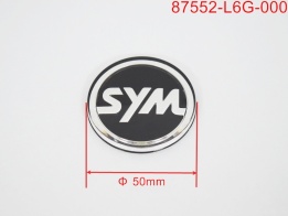 Эмблема SYM 50 мм SYM JoyMax 300 Maxsym 400 Maxsym 600