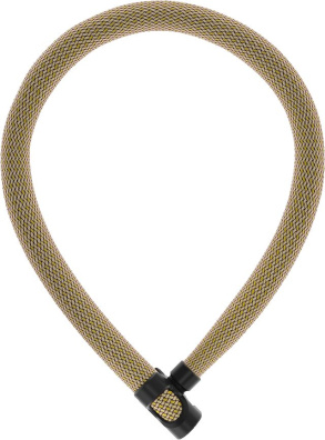 Замок вело ABUS IVERA CHAIN 7210/85 бежевый, ключ, 1300 г., уровень защиты 8/15