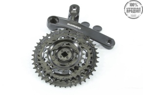 Система Shimano TY301, 175мм, Кв, 42/34/24, без защ,, черн, б/уп