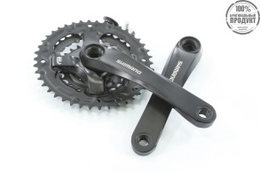 Система Shimano TY501, 175мм, Кв, 42/34/24, без защ, с болтами, черн, б/уп