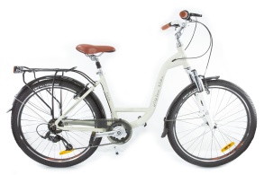 Велосипед Alpine Bike Costa (2022), М, 26", городской, 7 скоростей, белый
