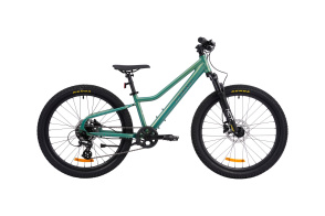 Велосипед подростковый Alpinebike Pegas 7-24, один размер, цвет Зеленый