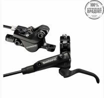 Тормоз передний Shimano BL-M506L(L)/BR-M447L(F) гидравлический, 160 мм, 750 мм, черный, AM506LFURX07