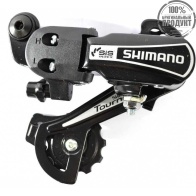 Переключатель задний Shimano Tourney, TY21-B, GS, 6ск. крепление на болт, черный, без уп.