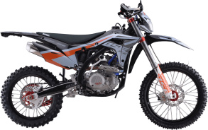 Кроссовый мотоцикл BSE Z8 300e 21/18 Grey Orange Black 2