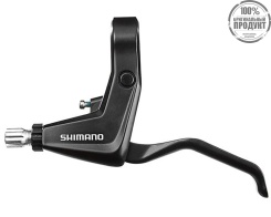 Тормозная ручка Shimano Alivio, T4000, лев, черный, v-br под 2 пал.