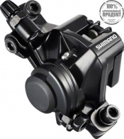 Калипер механический Shimano, BR-M375, черн, передний или задний, пластиковые колодки post mount