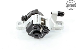 Калипер механический Shimano, BR-M375, пер. или задн., пласт. кол, post m. Серебро