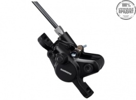 Калипер гидравлический Shimano, MT400, post mount, пластиковые колодки, без адаптера