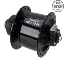 Втулка динамо Shimano Alfine S501, 36 отв, 6V-3W, черн, C.Lock, OLD:100мм