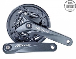 Система Shimano Altus, M2000, 170мм, Кв, 40/30/22T, черн, с защит., с болтами