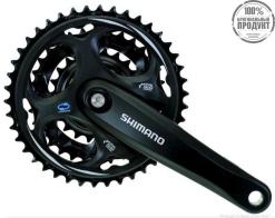 Система Shimano Altus, M311, 175мм, Кв, 48/38/28T, черный