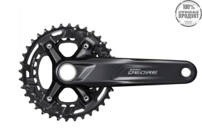 Система Shimano Deore, M4100-B2, для 2x10ск, 175мм, ин.вал, 36-26T без каретк., для CL:51,8мм